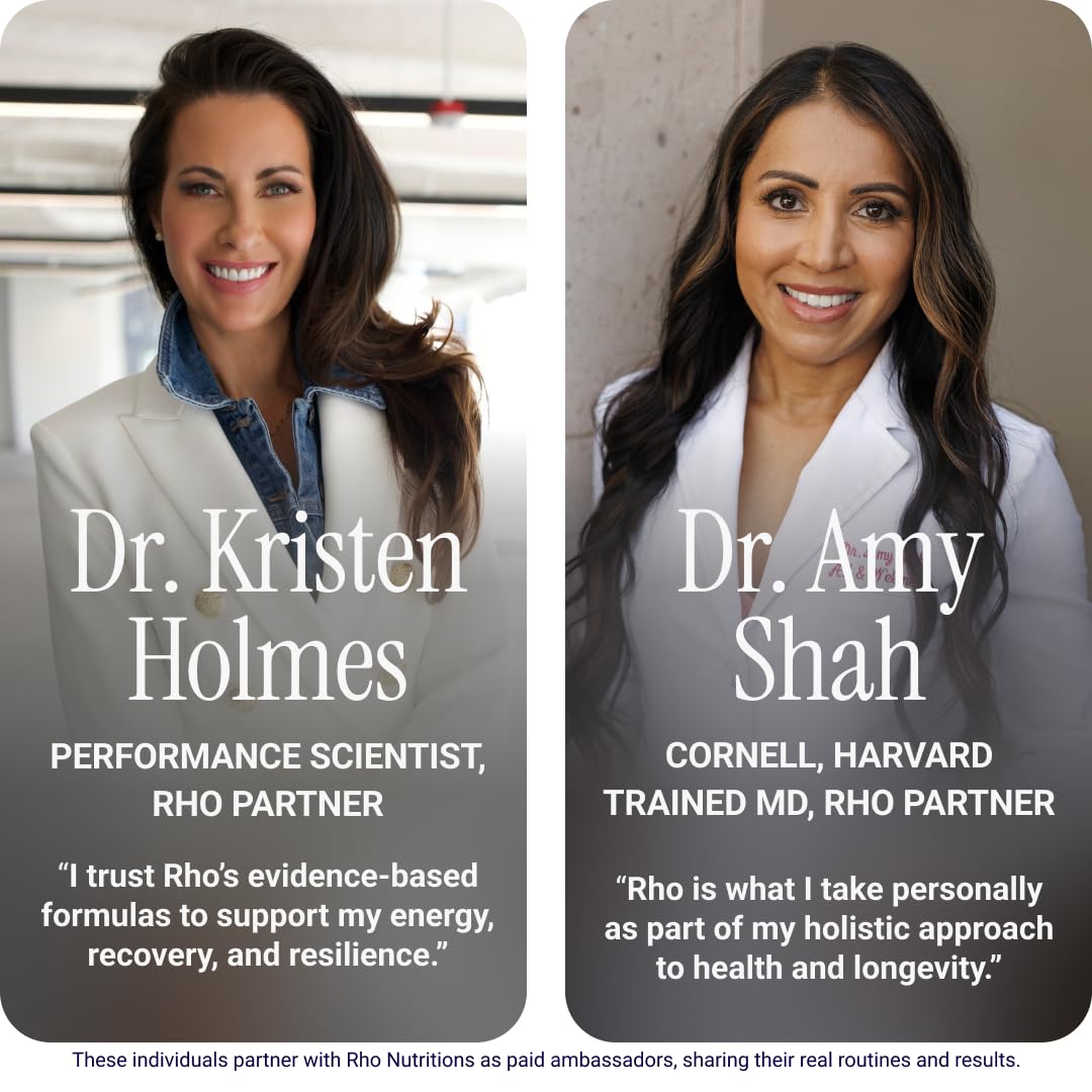 Rho Nutrition Liposomal Creatine Monohydrate - Ultra High Absorption Liquid Creatine Supplement – Promotes Lean Muscle Mass & Recovery, Supports Brain Function & Enhances Cellular Energy Production