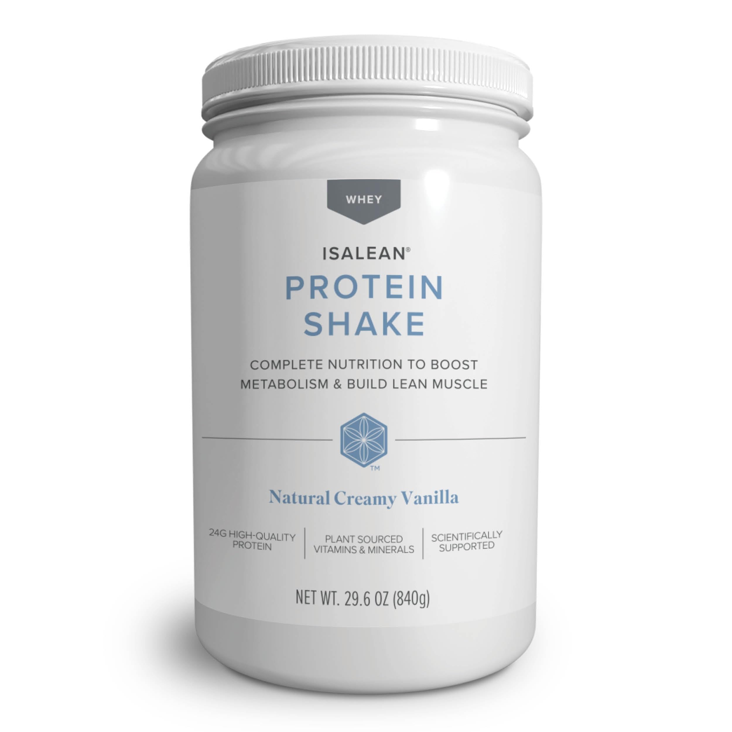 IsaLean Protein Shake Complete Superfood Meal Replacement Shake for Maintaining Healthy Weight and Lean Muscle Growth with 24 Vitamins and Minerals-29.6 oz - 14 Meal Canister Creamy Dutch Chocolate