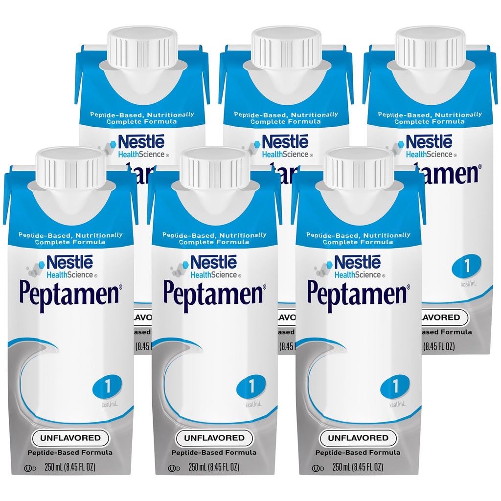 Nestle Peptamen Tube Feeding Formula Unflavored 250 mL Carton 24 Ct