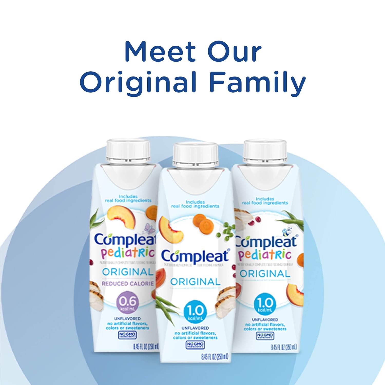 Nestle Compleat Original Tube Feeding Formula Unflavored 8.45 oz Carton 24 Ct