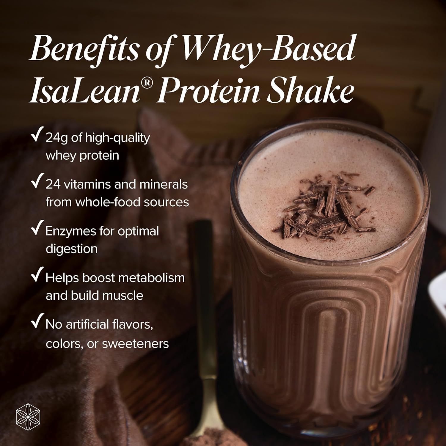 IsaLean Protein Shake Complete Superfood Meal Replacement Shake for Maintaining Healthy Weight and Lean Muscle Growth with 24 Vitamins and Minerals-29.6 oz - 14 Meal Canister Creamy Dutch Chocolate