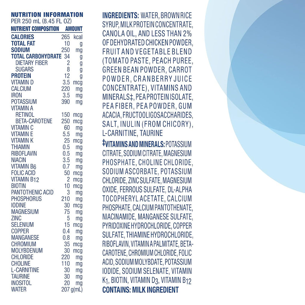 Nestle Compleat Original Tube Feeding Formula Unflavored 8.45 oz Carton 24 Ct