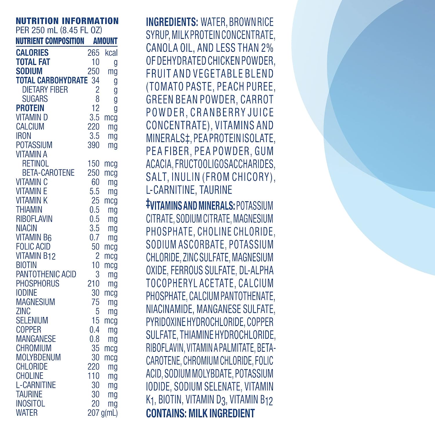 Nestle Compleat Original Tube Feeding Formula Unflavored 8.45 oz Carton 24 Ct