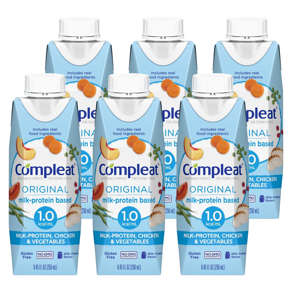 Nestle Compleat Original Tube Feeding Formula Unflavored 8.45 oz Carton 24 Ct